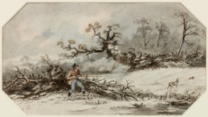 Sportsman with Gun and Dog